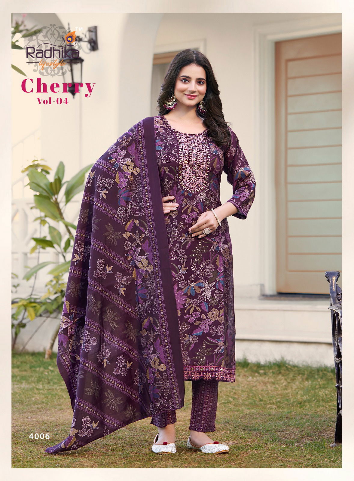 Cherry Vol 4 By Radhika Modal Printed Kurti With Bottom Dupatta Orders In India